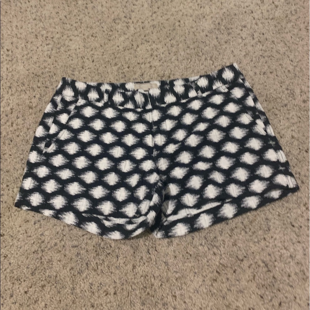 2/$12 Banana Republic black and white shorts